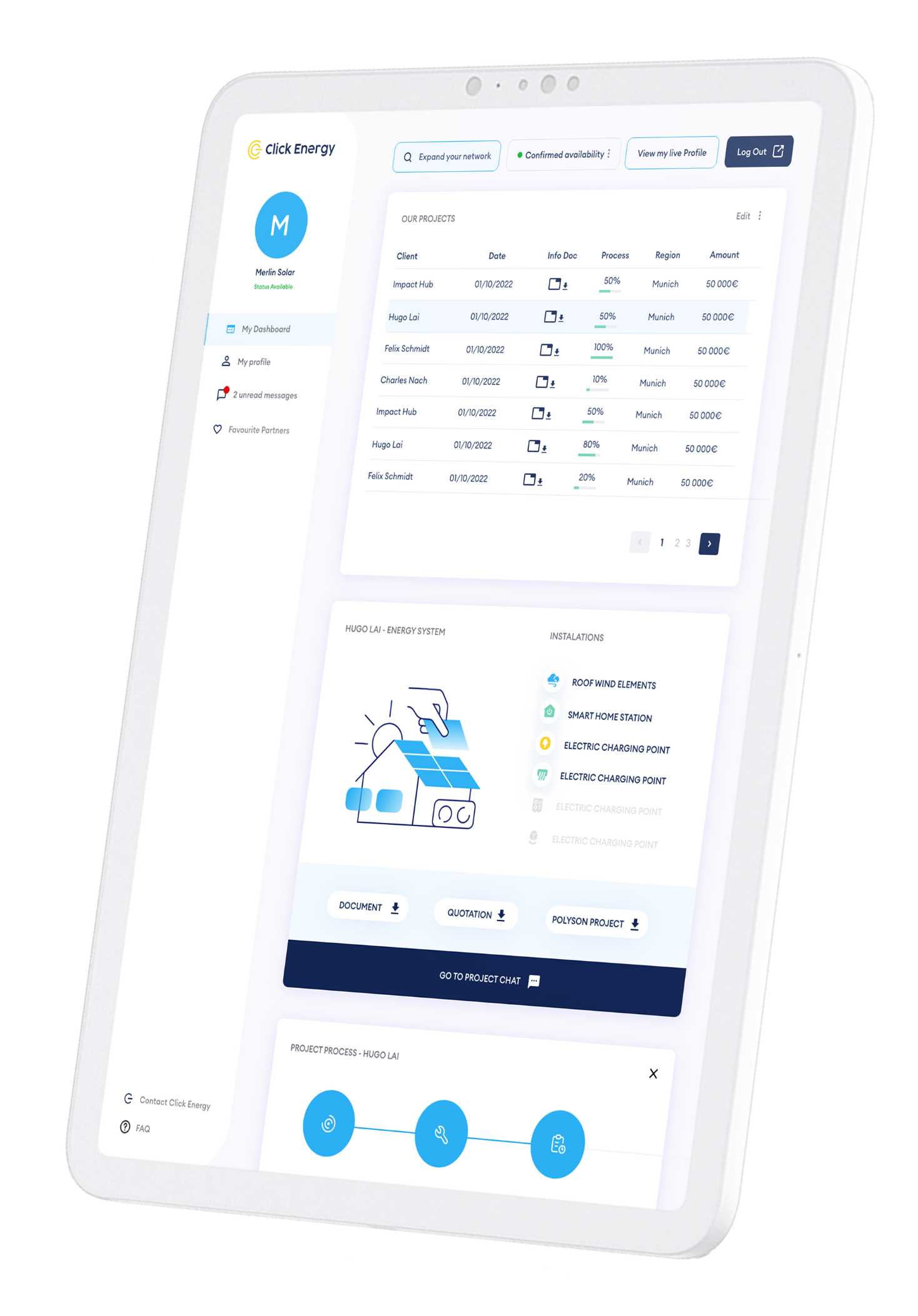 click energy admin professionals